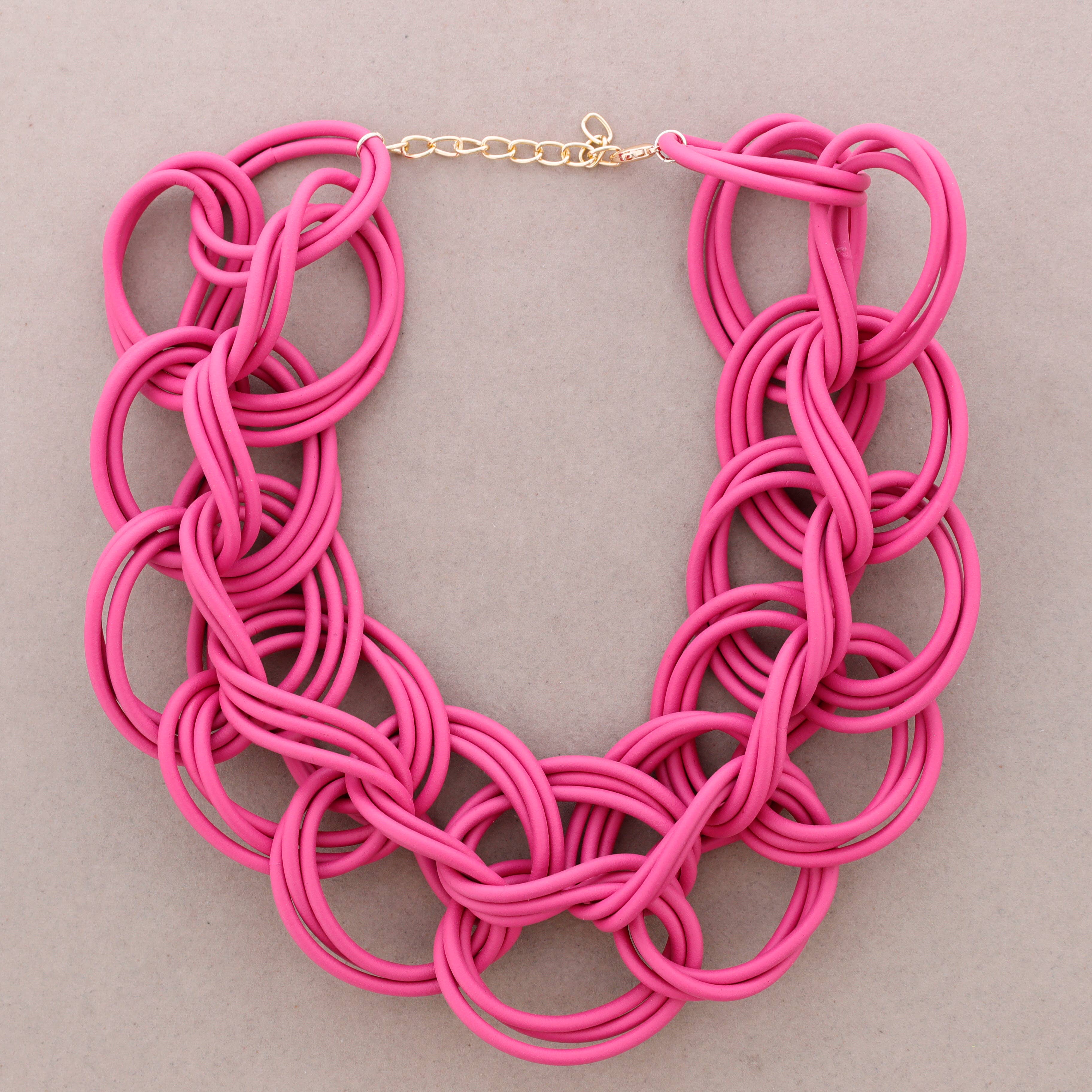 Sonata - Wholesale Snap Jewelry - Rubber Link Choker6