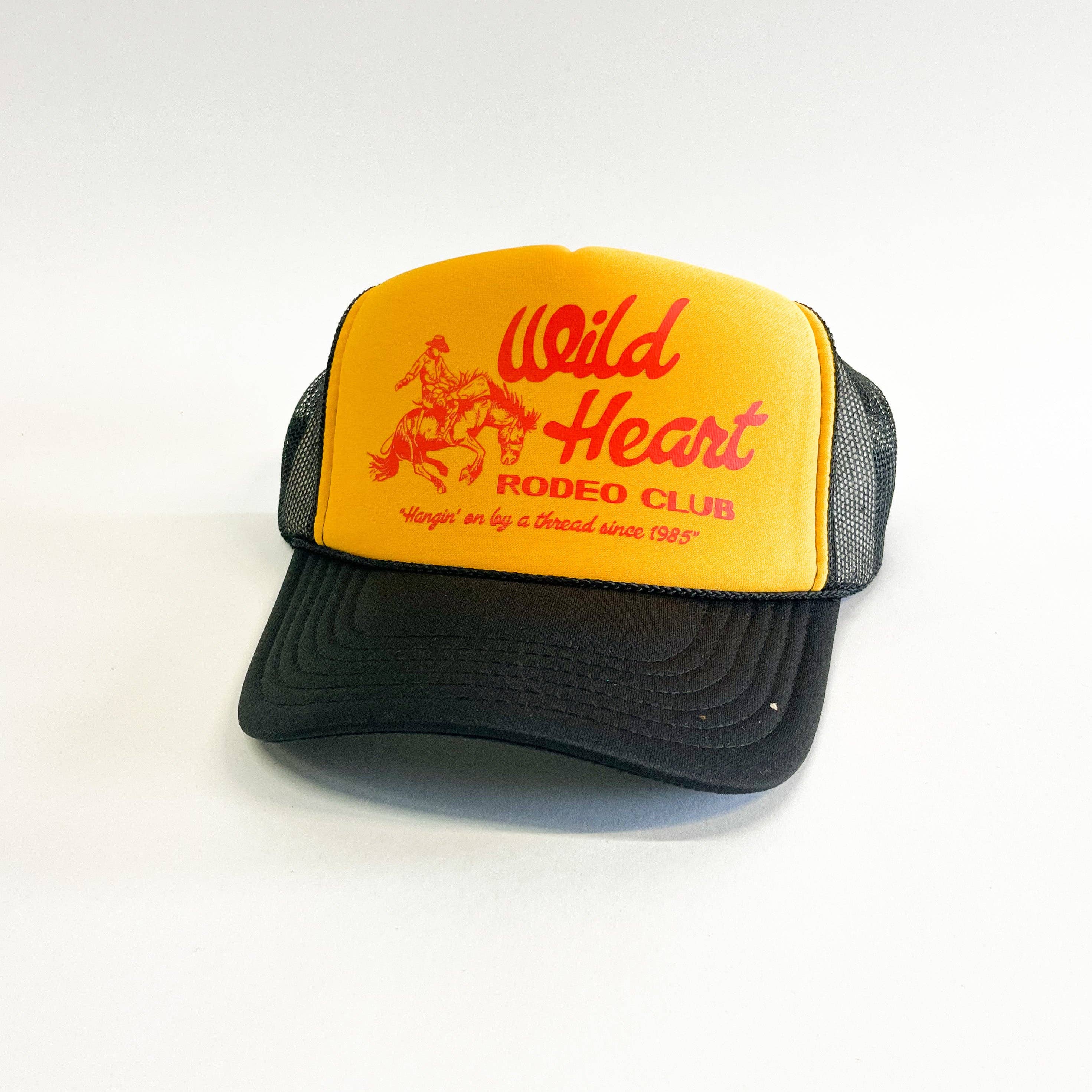 N.B. GOODS - Wholesale Trucker Hat - Unisex - Rodeo Cowboy Trucker Hat Wild Heart Rodeo Club0