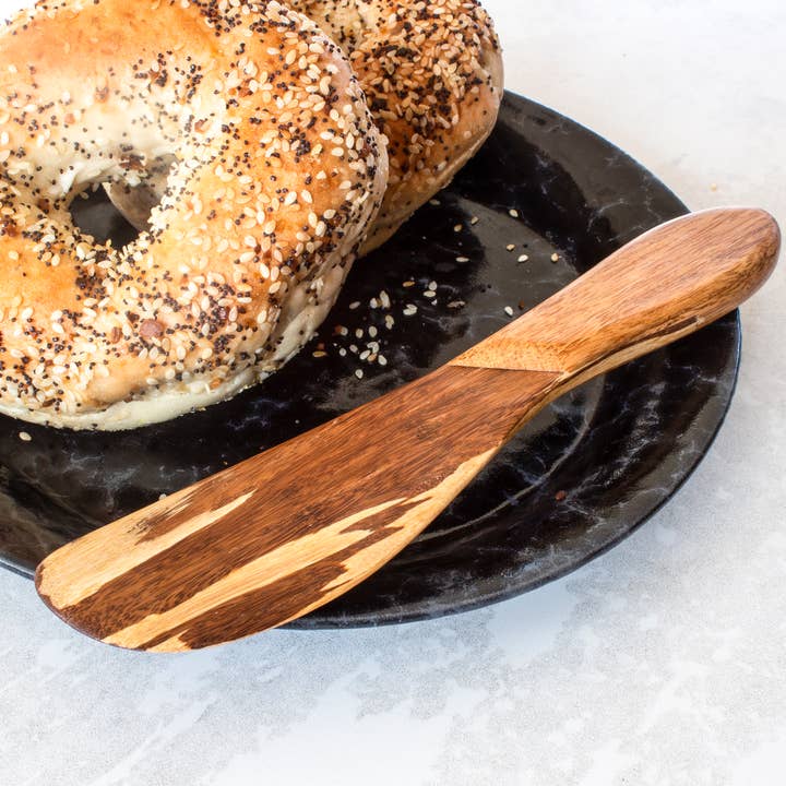 Totally Bamboo - Wholesale Cheese Spreader - Two-Tone Spreader Knife for Cheese, Dips and Spreads3