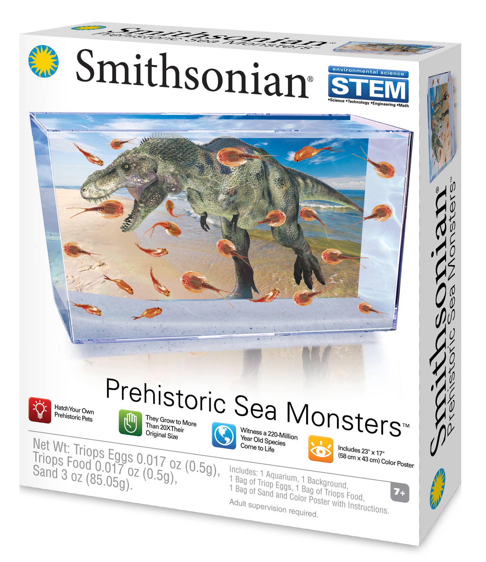 Toysmith - Wholesale Classic Toy - Kids - Smithsonian Prehistoric Sea Monsters Set