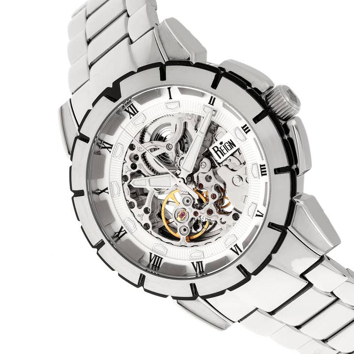 Reign - Wholesale Wrist watch – Men's - Reign Philippe Automatic Skeleton Bracelet Watch1