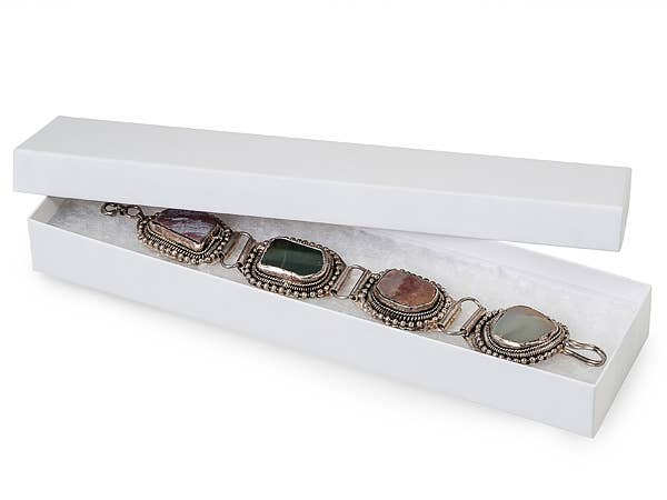 Recycled White Jewelry & Gift Boxes for wholesale on Faire7