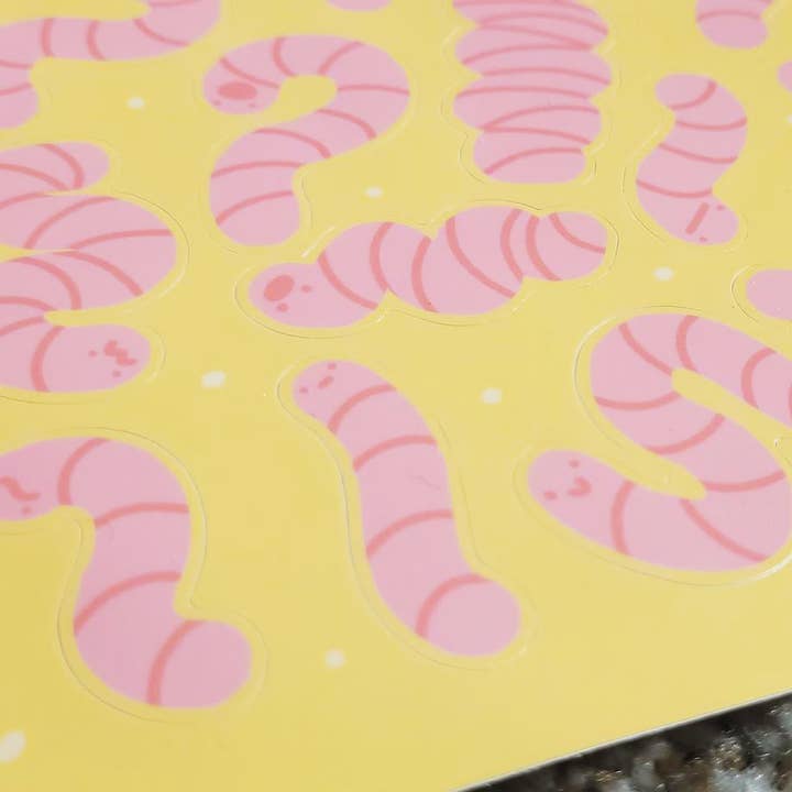 Sugar Lich - Wholesale Sticker - Worm Friend Sticker sheet3