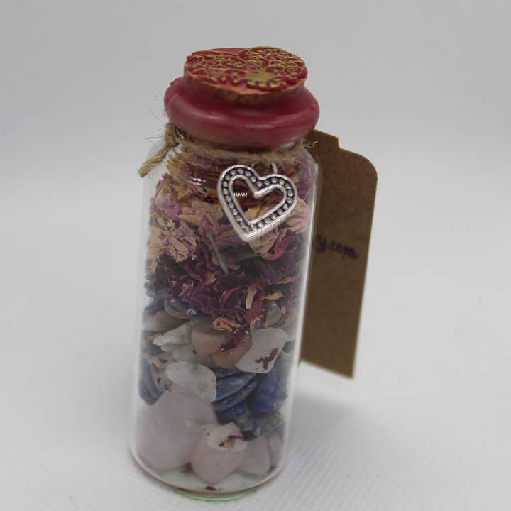 Liefdesromantiek Spreukenpot Heks Heksachtig Hekserij Wicca Wiccan Pagan Metafysisch voor wholesale door Witchcrafted in MI