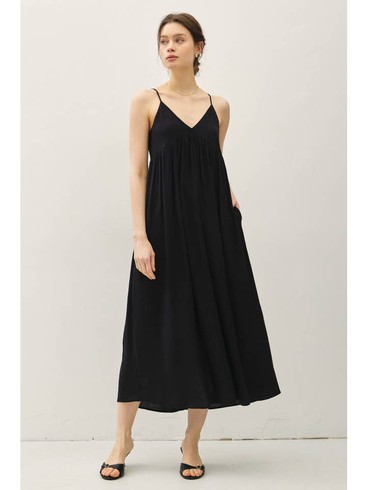 Be Cool - Wholesale Dress - Women's - BREEZY BABY DOLL MAXI DRESS