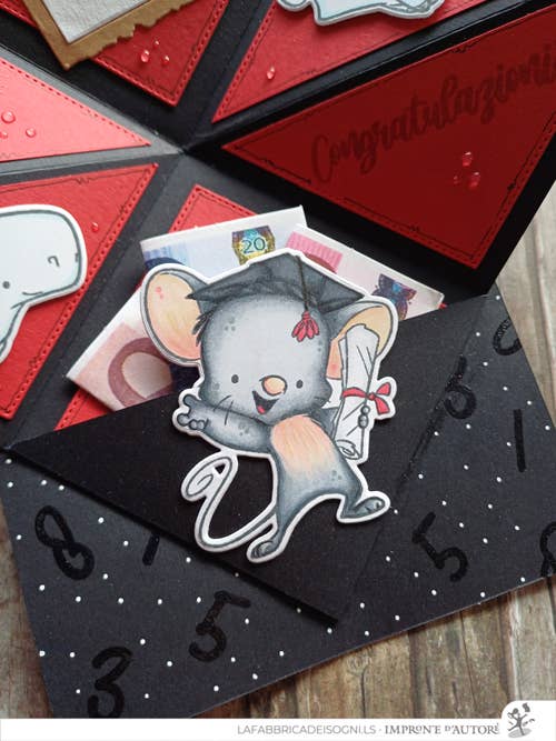 Impronte D'Autore - Wholesale Rubber/Decorative Stamp - Clear polymer stamps Graduation ENG6