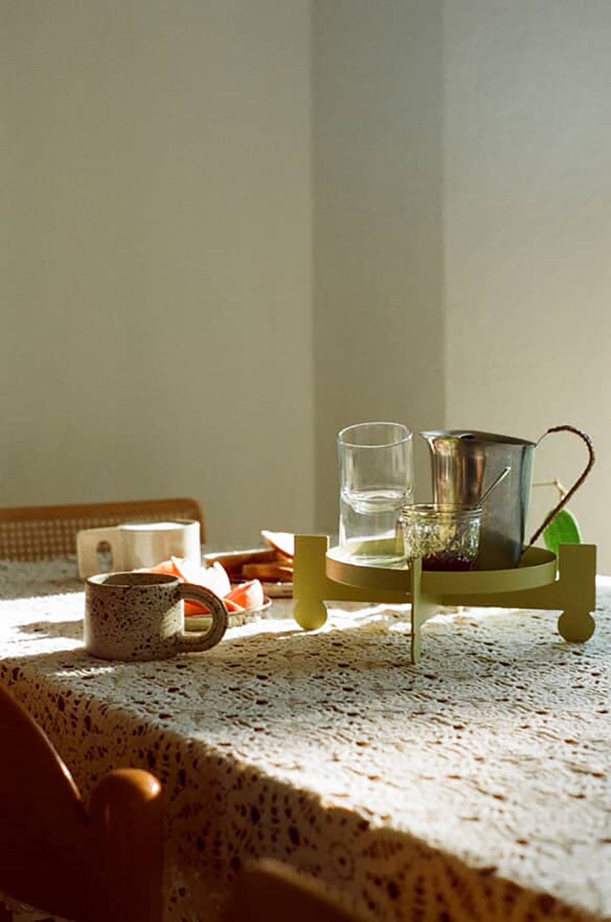 Upton - Wholesale Plant Pot Stand - BAL - Pale Yellow | Plant Stand1