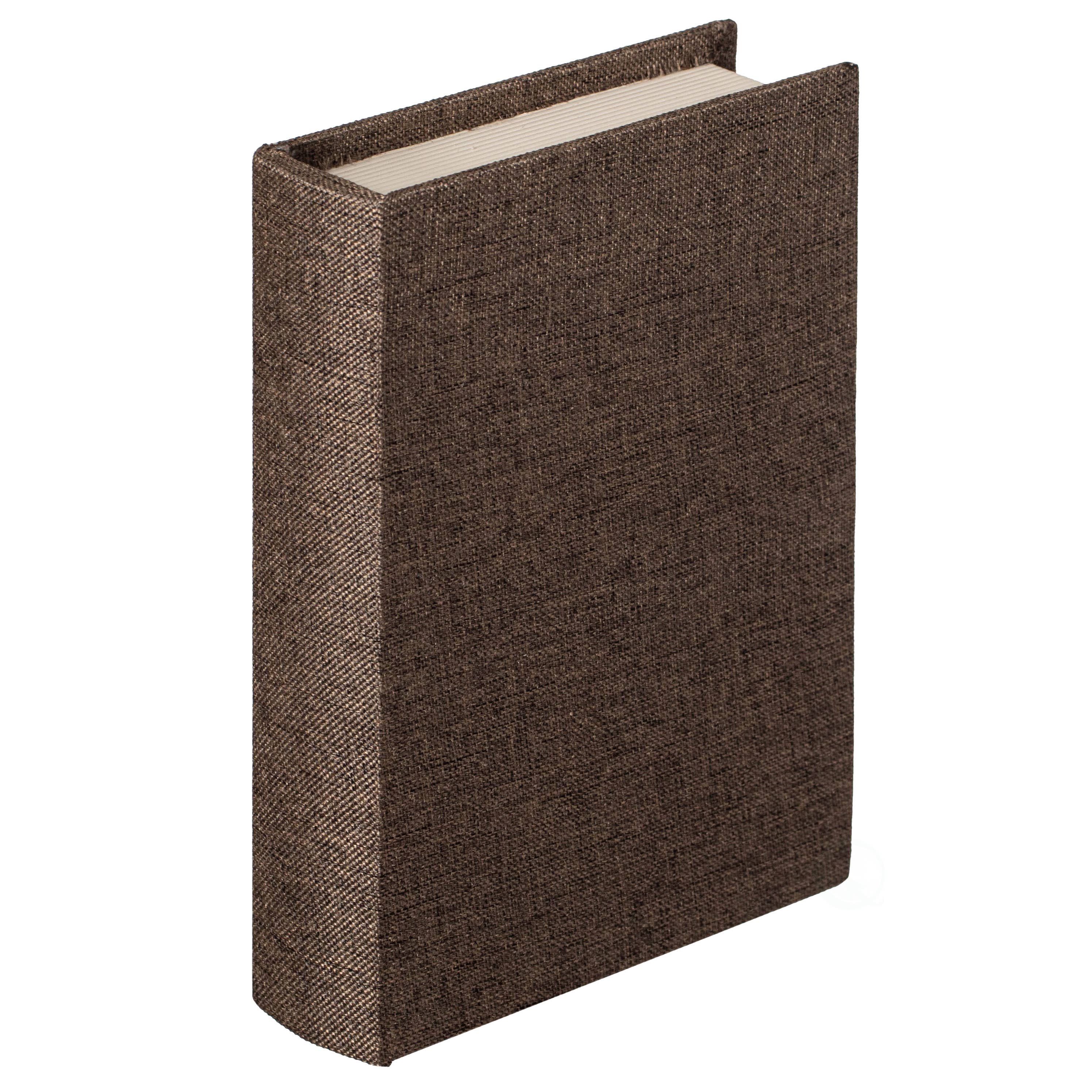 Quickway Imports - Wholesale Decorative Box - Vintiquewise 8" Classic Linen-Covered MDF Book Box1