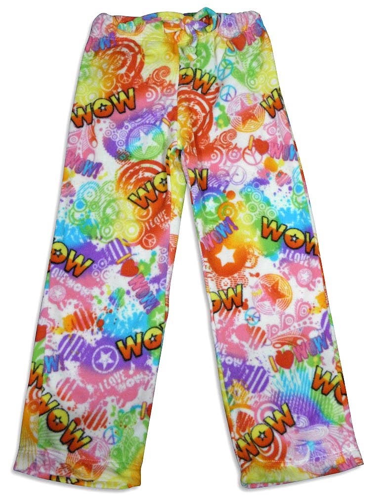Eastern Off Price – calças de pijama - Crianças por atacado – Calça para dormir Bee Posh Girls Cozy Fleece Pijama Lounge18
