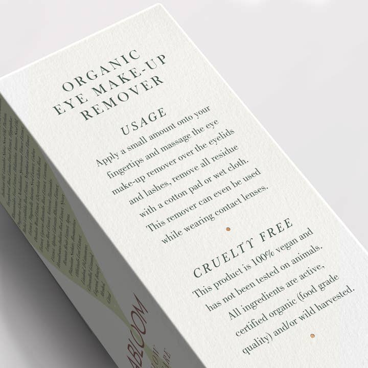 Abloom Skincare - Vente Démaquillants - Démaquillant bio pour les yeux4