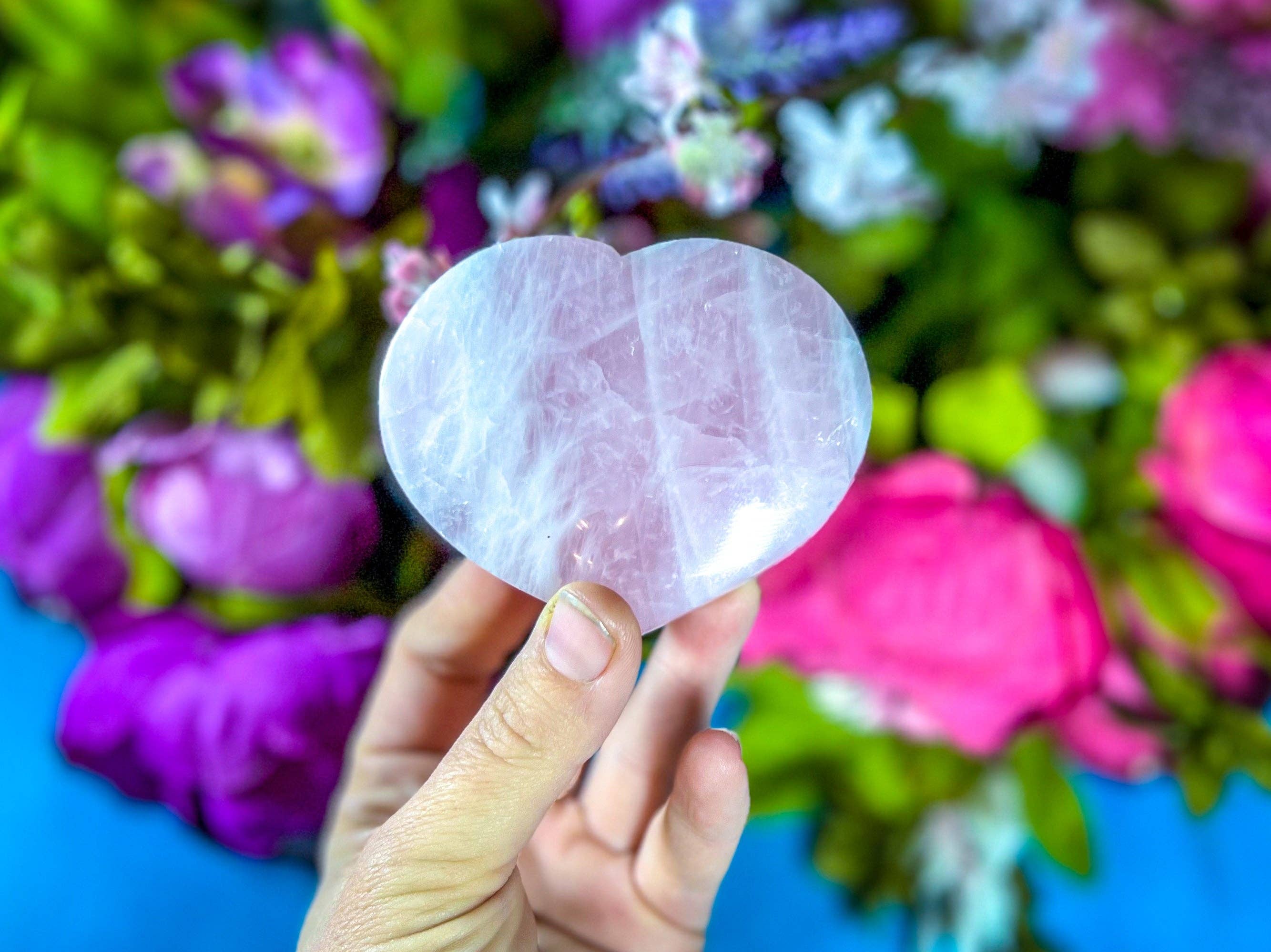 Mandala Gems - Wholesale Spiritual stone/crystal - Rose Quartz Crystal Heart Valentines Day Gift wholesale3