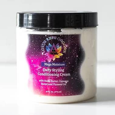 Mega moisture Styling Cream for wholesale by Lotus Lyfe Organix