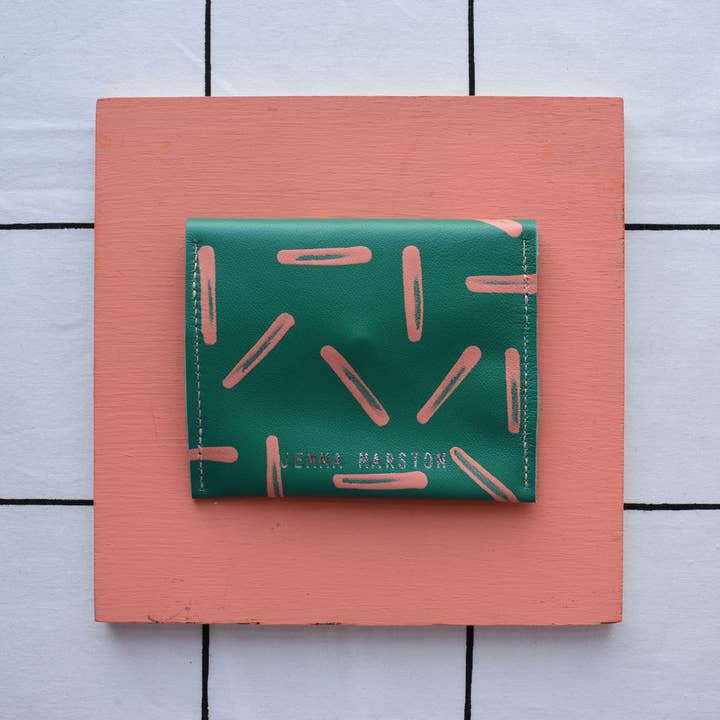 Jemma Marston - Wholesale Card Holder - Women's - Dash Hand Painted Leather Card Pouch6