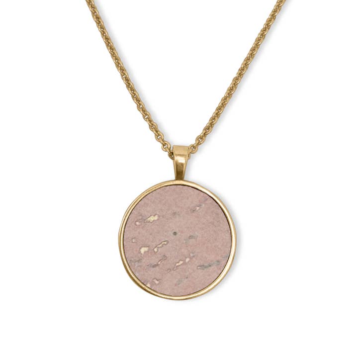 Halskæde 65cm RUND rosa guld for engroshandel hos KAALEE jewelry