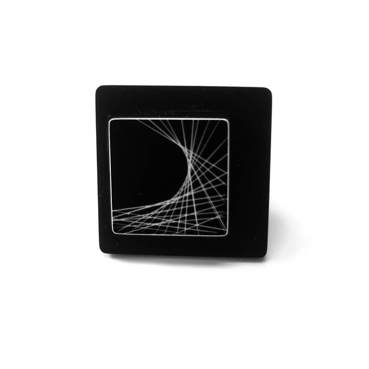 ALEX+SVET - Wholesale Cocktail/Statement Ring - FREY MS acrylic ring METROPOLIS line0