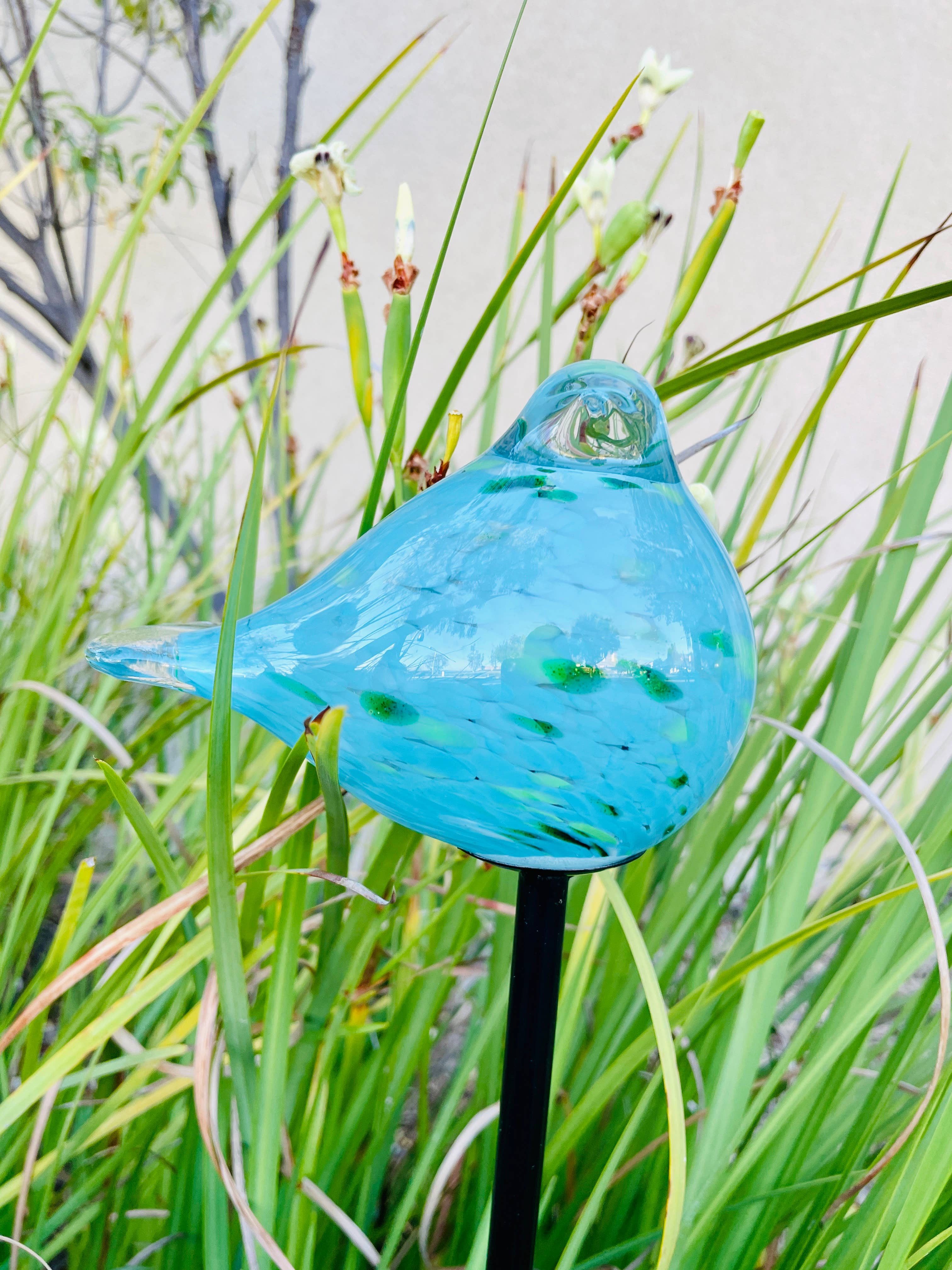 ApricotMint – Großhandel Pfosten/Pfähle – Art Glass Solar Vogel Pfahl sortiert Set13