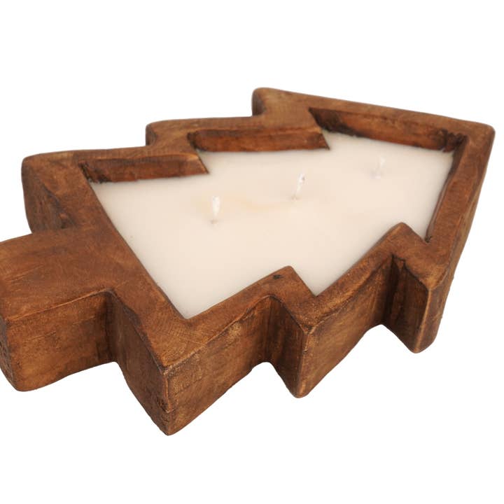 My Amigos Imports - Wholesale Candle Holder - Christmas Tree-Farmhouse Bowl-6x10 inch-7 Colors-Small