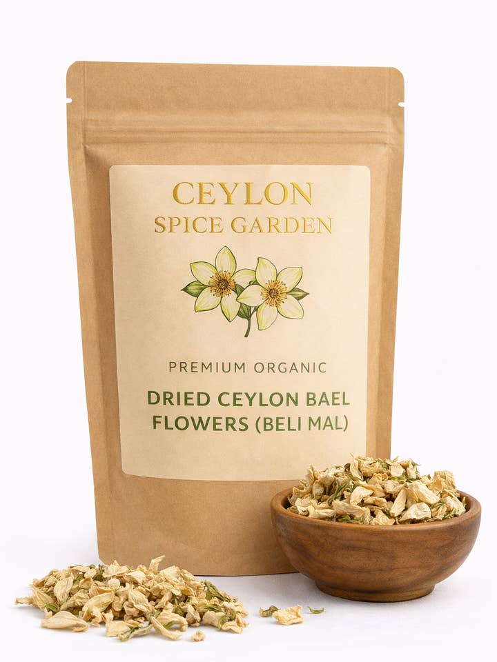 Premium Ceylon Bael Flowers (Beli Mal) - Sacred Aromatic Wellness Blossoms for wholesale by Ceylon Spice Garden