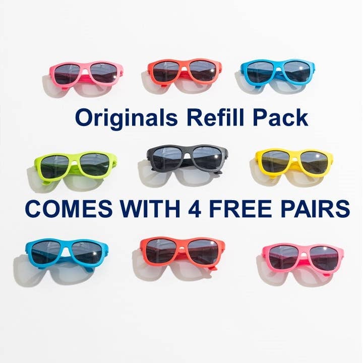 Pack | 2026 Originals Refill | 40 Total Units | 36 Babiators Originals ($14.50 each) + 8 FREE Pair (Copy) for wholesale by Babiators
