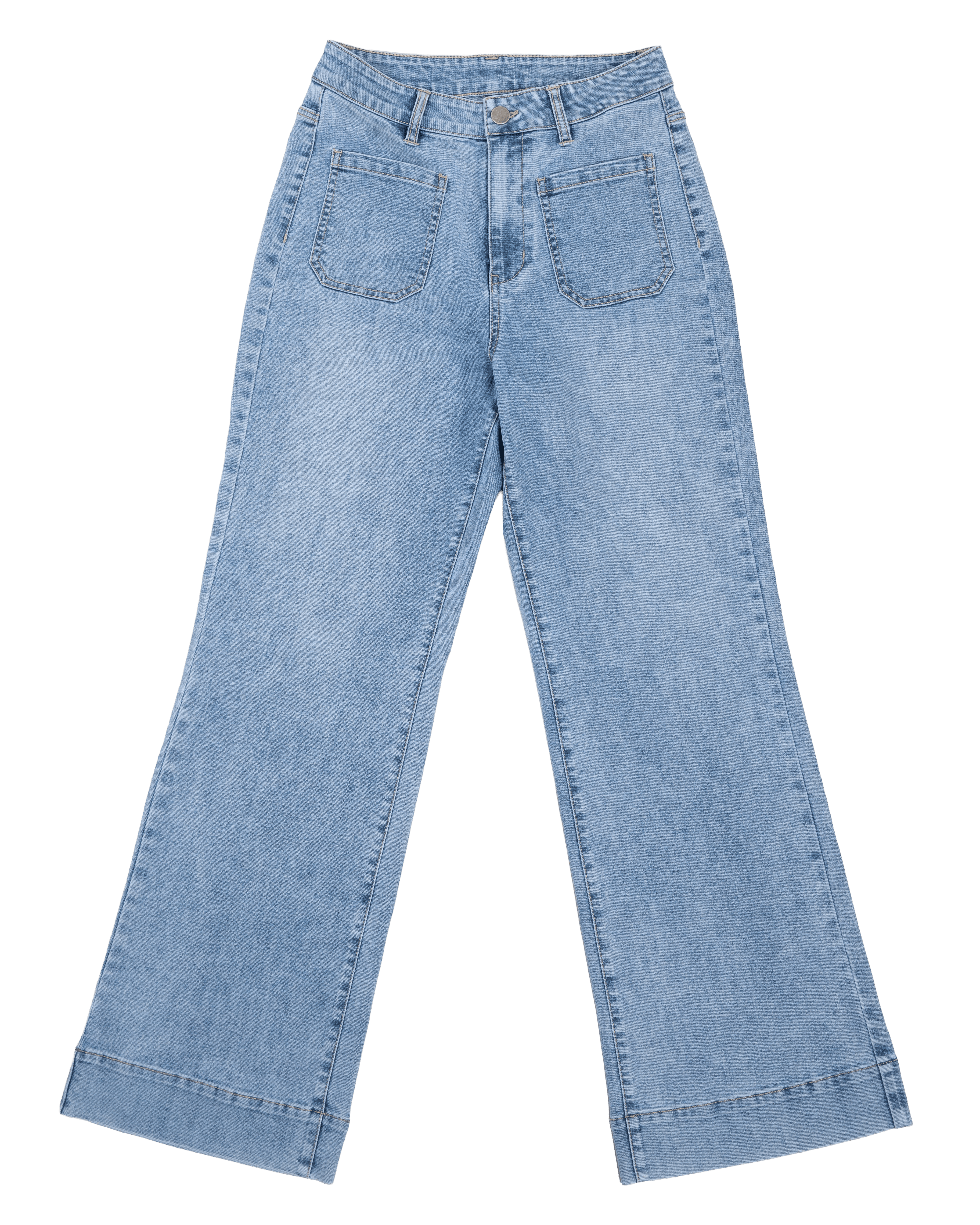 Two Fold – Engroshandel Jeans - Dame – Eden Jean – Blå Denim7