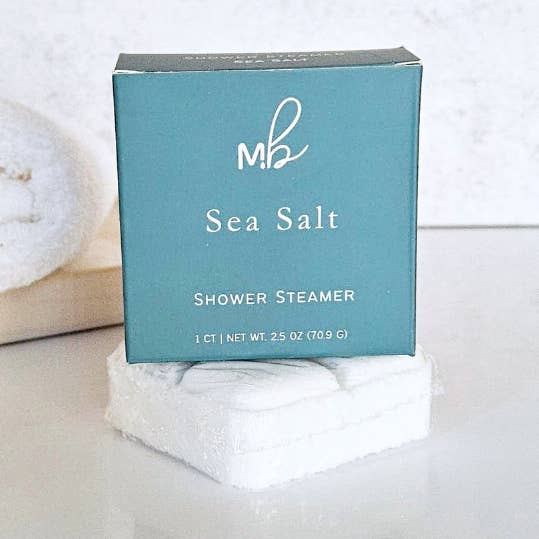 Sea Salt | 2.5oz Mix & Match Shower Steamers for wholesale by Milk + Body