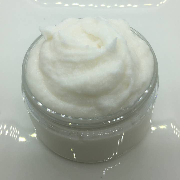 8 oz Unlabeled Moisturizing Salt Scrub for wholesale by Herbal Love Creations- Luxury Bath and Body
