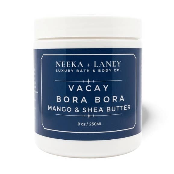 NEEKA + LANEY WHIPPED MANGO & SHEA VACAY BUTTER BORA BORA for wholesale by NEEKA + LANEY