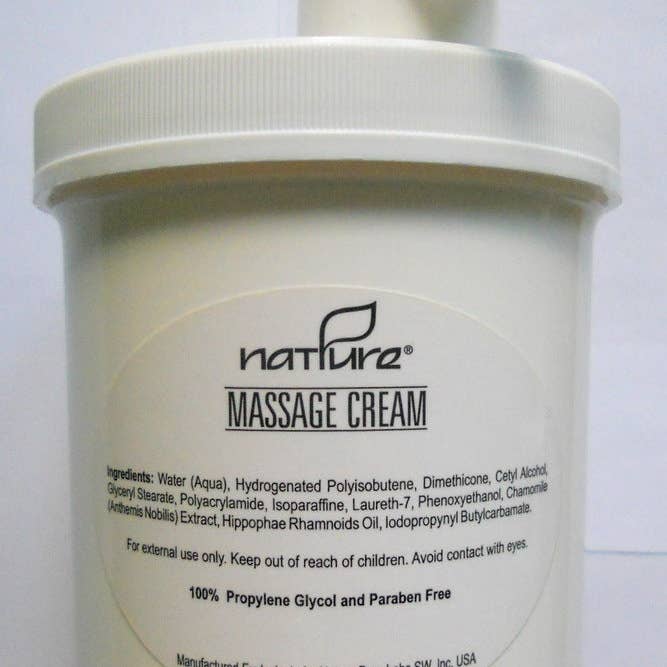 NATPURE Clinical Skin Care - Wholesale Massage Oil/Gel - Professional Hippophae Massage Cream / 1.0 lb1