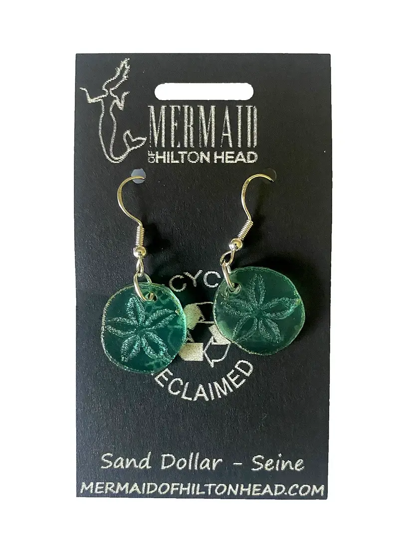 Mermaid of Hilton Head - Wholesale Dangle Earrings - Ocean Earrings - Made From Recycled Materials6
