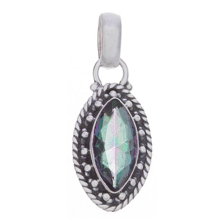 Mystic Topaz Fancy Marquise Pendant for wholesale by Kheops BLJ Jewelry