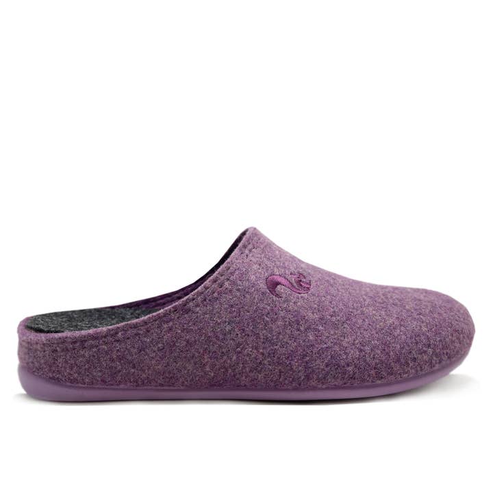 thies 1856 ® Återvunnen PET Toffel vegansk aubergine för wholesale av thies