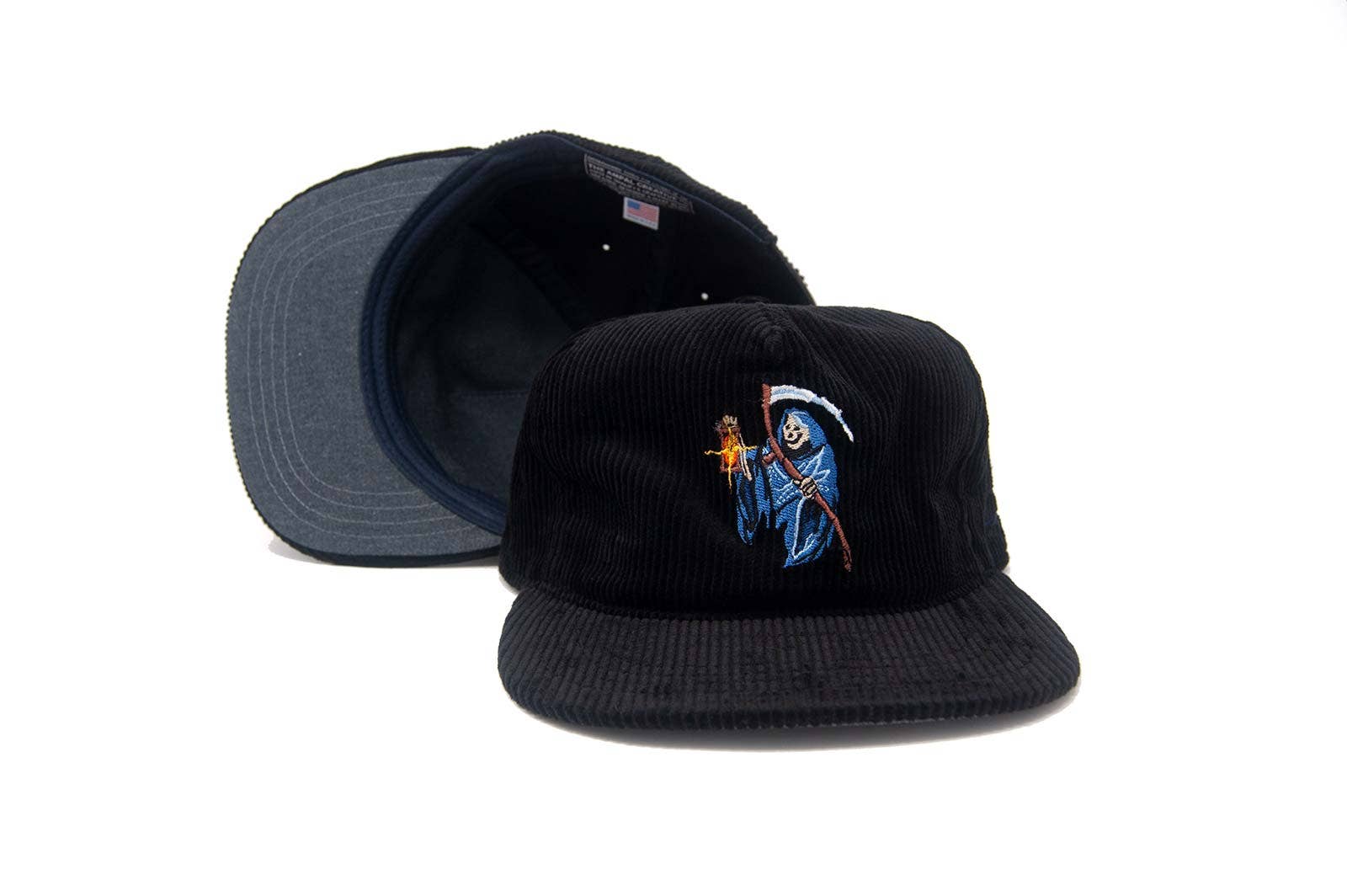 The Ampal Creative - Wholesale Flat Brim Cap - Men's - Friend of the Devil II - Black1