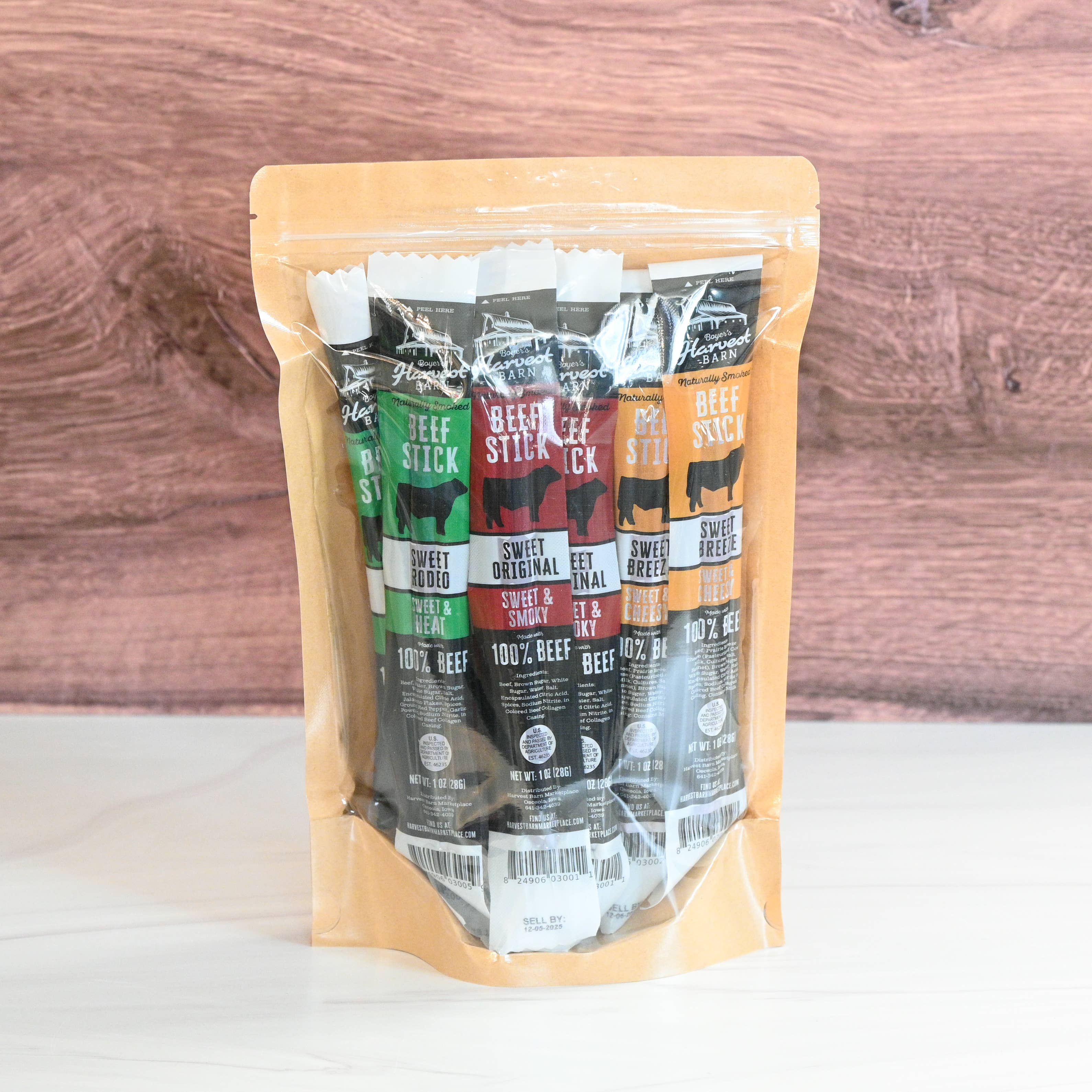 Harvest Barn Marketplace - Wholesale Jerky - Beef Stick Variety Pack5