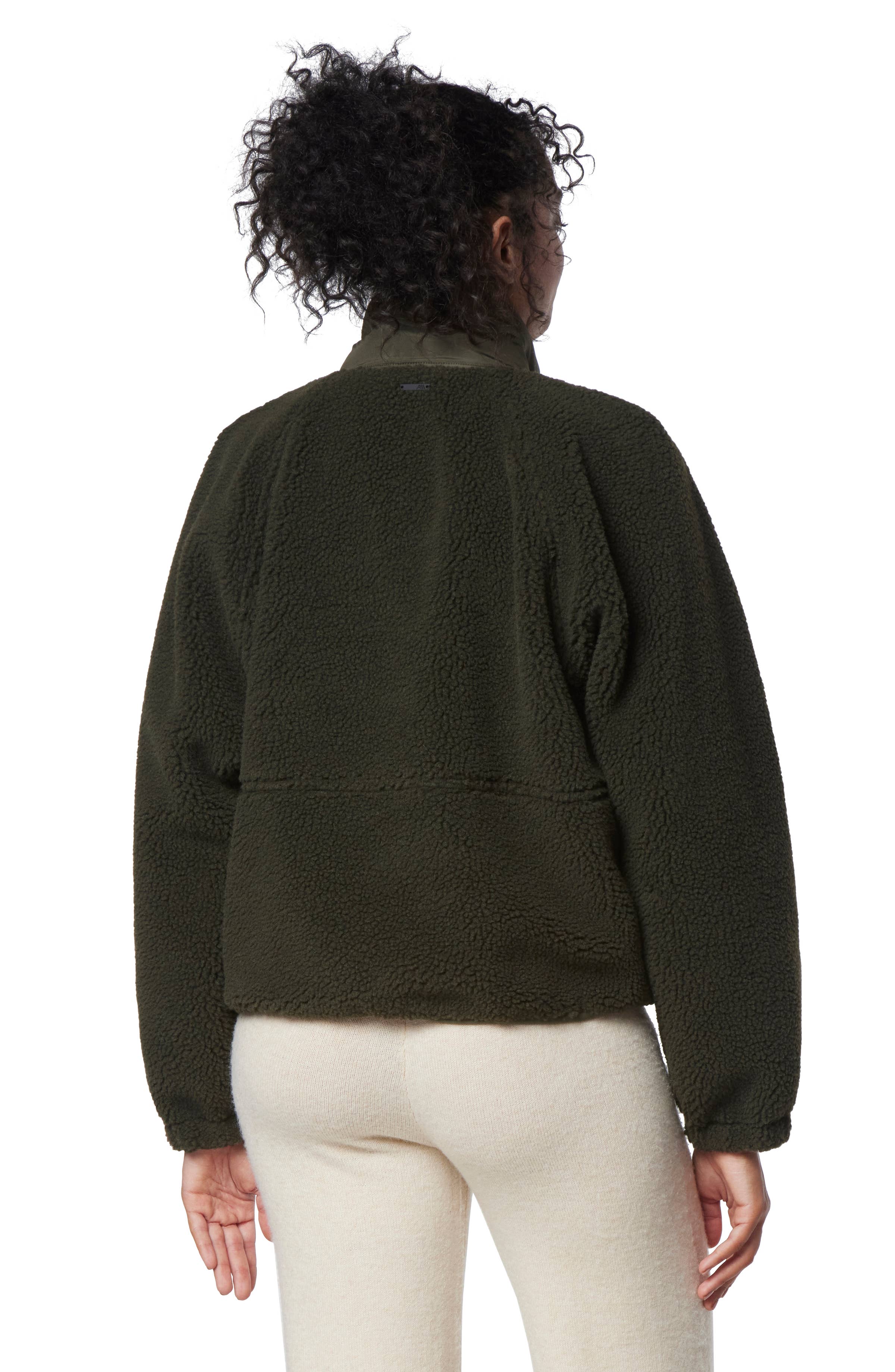 Wholesale MN2J4832: MIXED MEDIA ZIP JACKET for your store