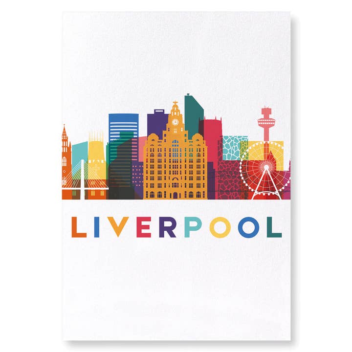 LIVERPOOL A COLORI: Stampa artistica per la vendita all'ingrosso da parte di Ezen Trade