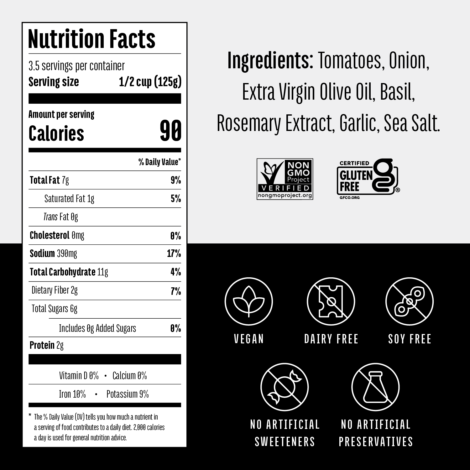 MNMLST - Wholesale Pasta Sauce - Tomato Basil Pasta Sauce3