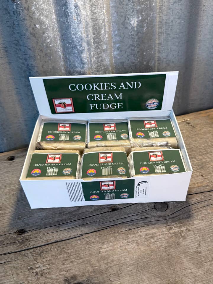 Cookies and Cream Fudge for wholesale by Kokopelli Farm Market