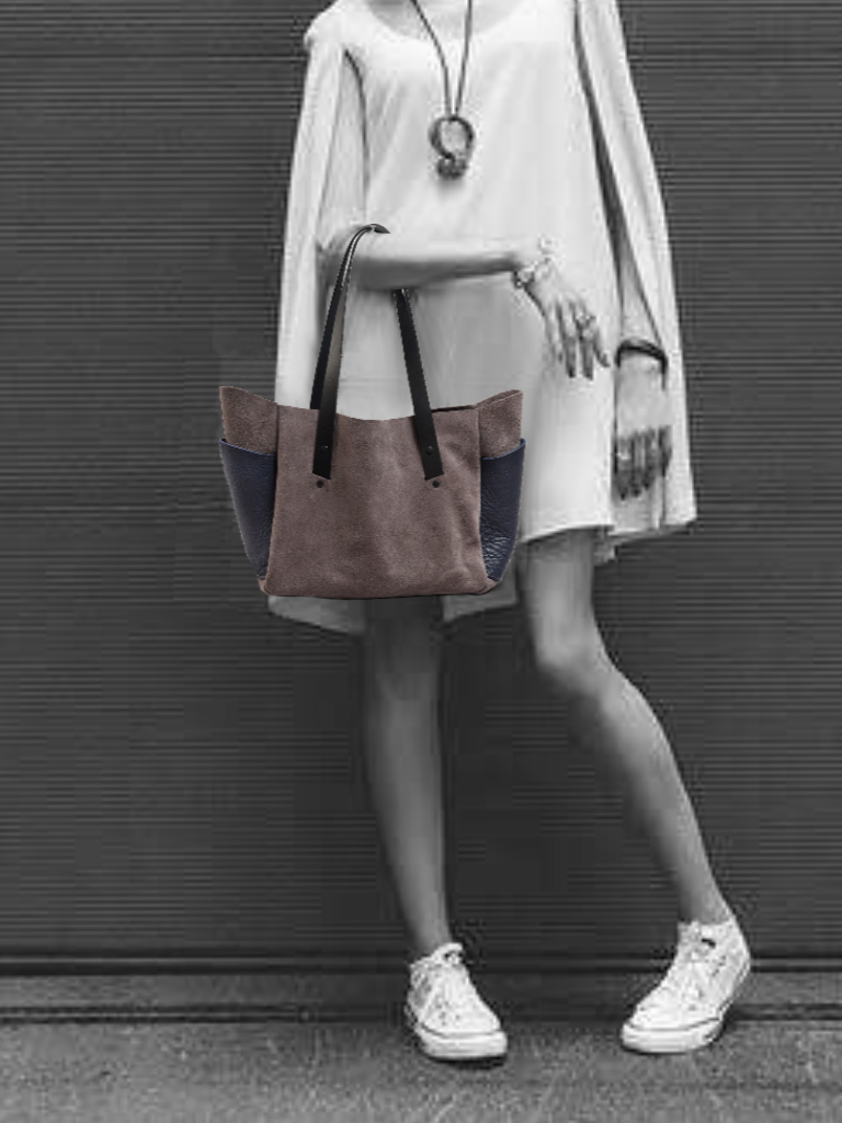 REMOVED BRAND - Wholesale Tote Bag - Women's - Suede Brev Carryall, Medium1
