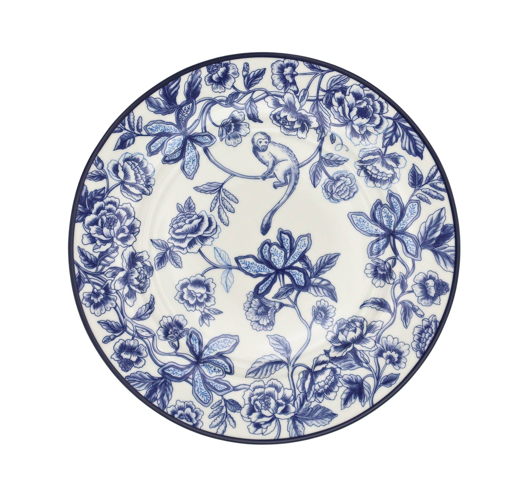 Ro’Table NYC - Wholesale Dinner Plate - Bombay Blue Starter Plate - Set of 4 (+1 Bonus Plate)