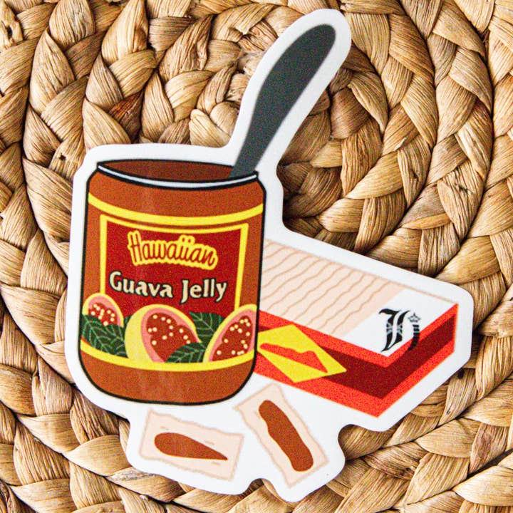 Guava Jelly & Crackers Sticker for wholesale by Highness Hawai'i