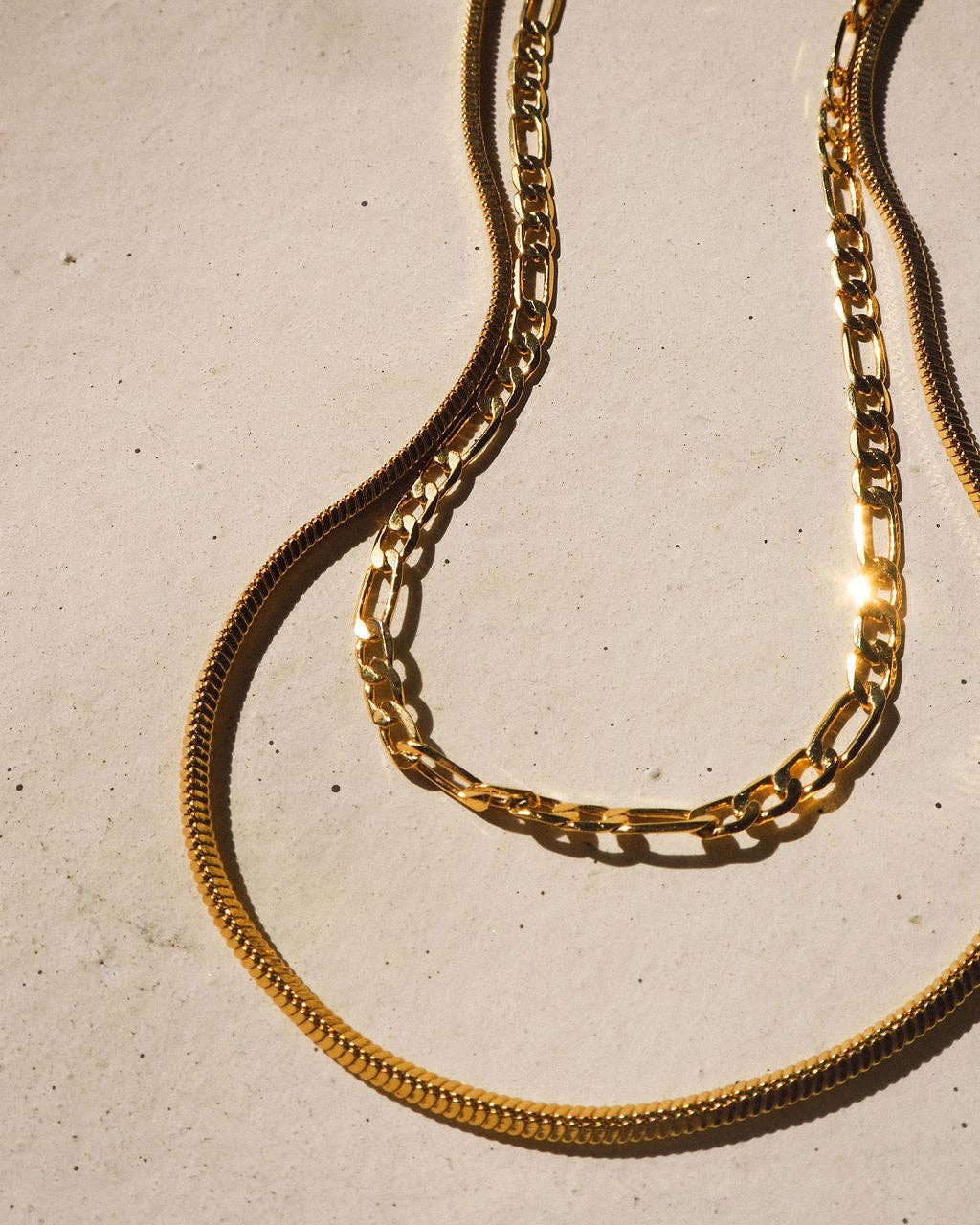 Luv AJ - Wholesale Link & Chain Necklace - Cecilia Chain Necklace- Gold3