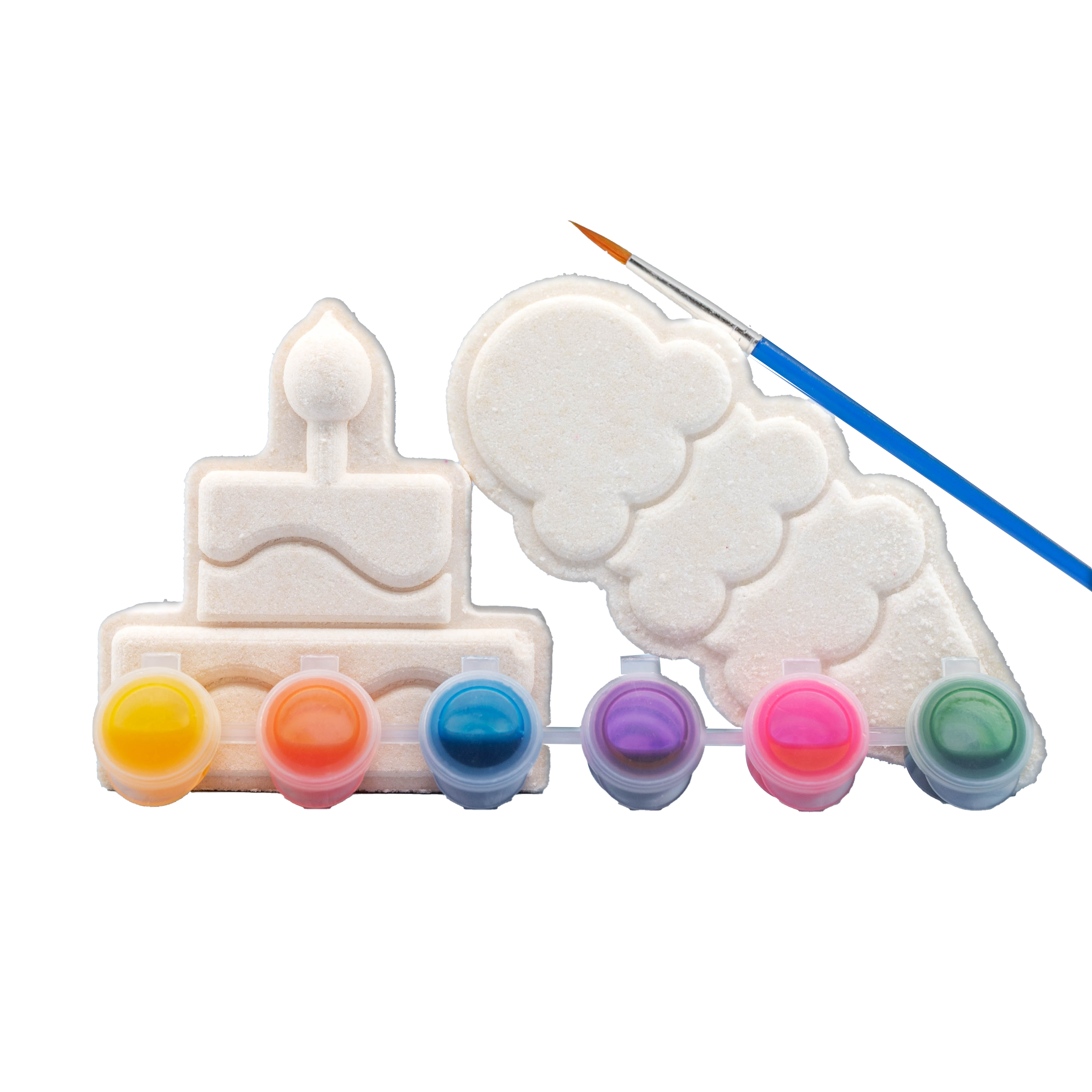 Luxiny Products - Luxurious Bath and Body - Vente Bombe de bain/poudre effervescente pour le bain - Ensemble de bombes de bain à peindre soi-même – Gâteau & Glace – Amusement DIY2