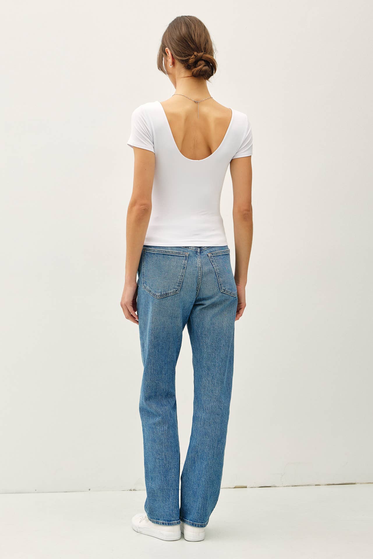 Be Cool - Wholesale T-Shirt - Women's - [SOFT CORE] BASIC DOUBLE LINED SCOOP NECK CAP SLEEVE TOP 4