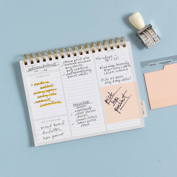 Studio Calico - Wholesale Plakbriefjes/Post-its - Transparante plaknotities met tabbladen - roze2