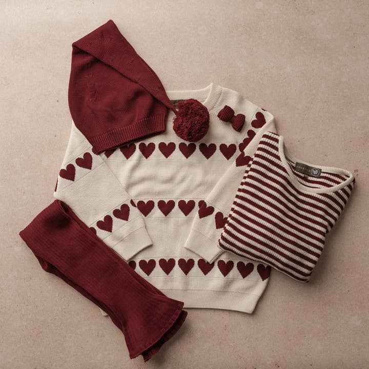 hanevild - Wholesale Fashion Leggings - Kids - Tilde leggings - Cabernet1