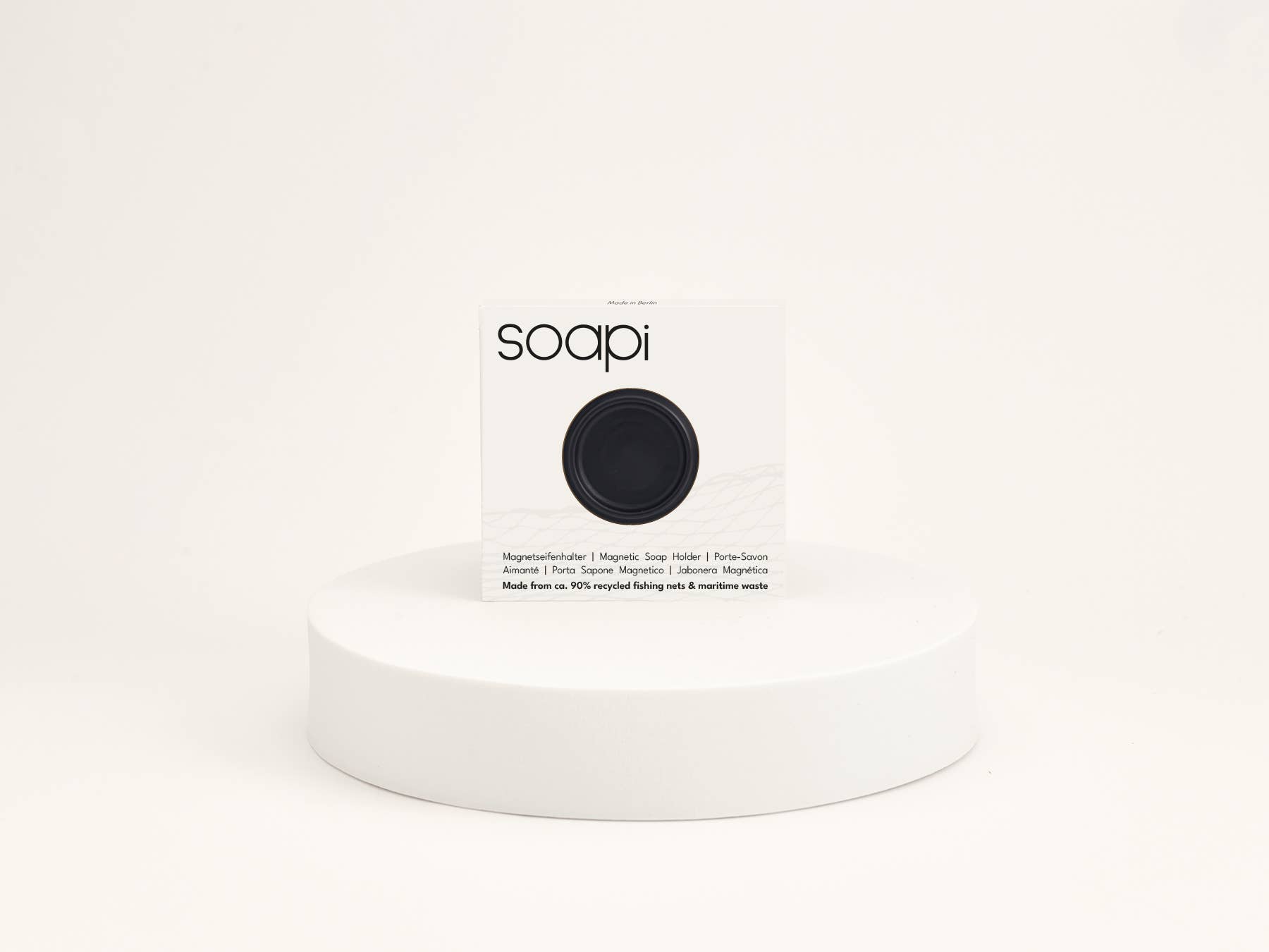 Soapi – wholesale Bath soap dish – Soapi Magic Soap Holder: made from 90% recycled fishing nets0
