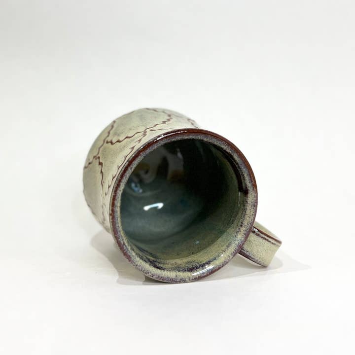 KF Stoneware - Venta al por mayor Taza - Taza de cerámica artesanal con borde festoneado - 530 ml7