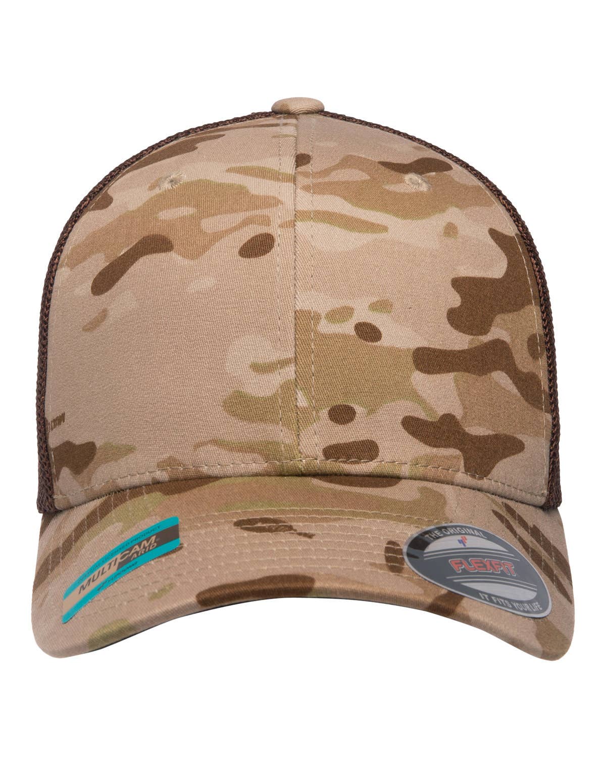 Total Apparel - Wholesale Trucker Hat - Unisex - Yupoong 6511MC - Adult Flexfit Multicam Trucker Mesh Cap7