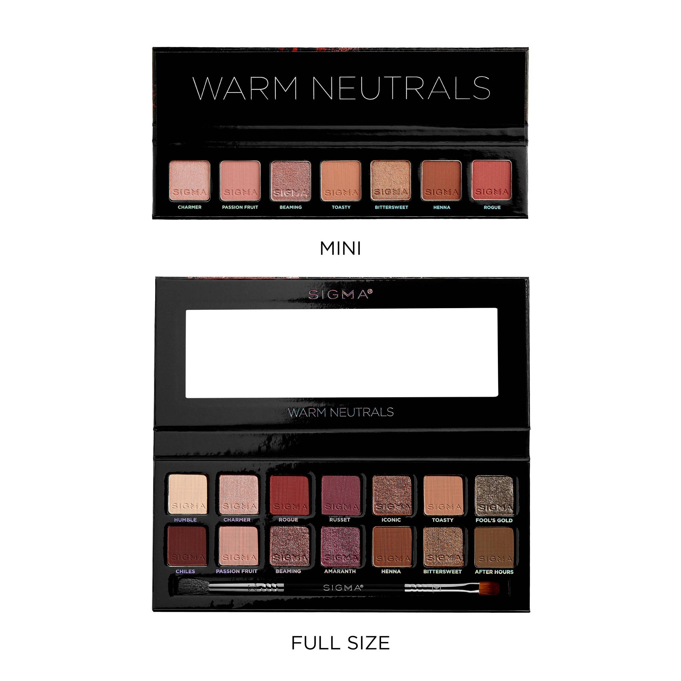 Sigma Beauty - Vente Palettes de fards à paupières - Palette de fards à paupières Warm Neutrals aux tons chauds9