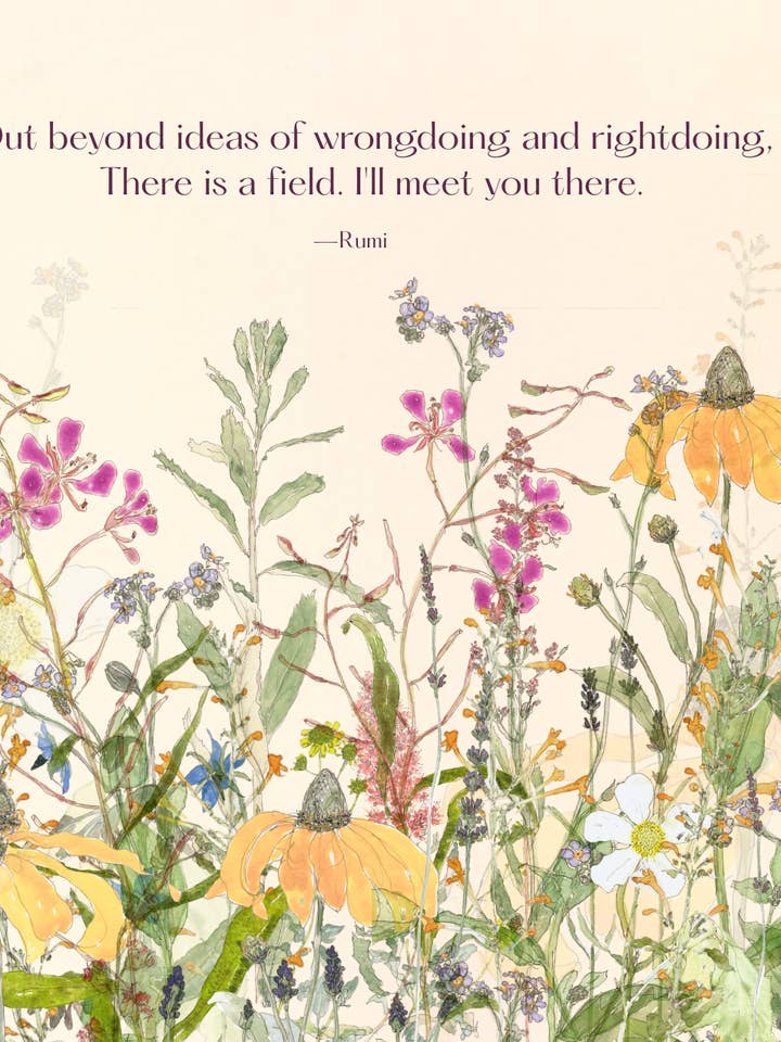 'I'll meet you there...' greeting card for wholesale by Leafy Lexicon